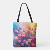 Natuur's schoonheidstulpen tote bag (Achterkant)