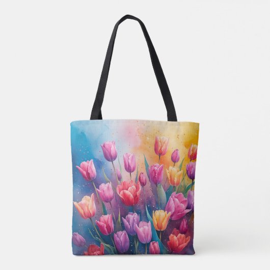 Natuur's schoonheidstulpen tote bag (Achterkant)