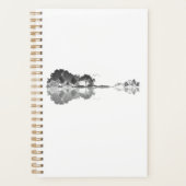 Natuur's Song: Forest Landscape Guitar Art Planner (Voorkant)