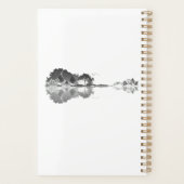 Natuur's Song: Forest Landscape Guitar Art Planner (Achterkant)