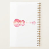Natuur's Song: Forest Landscape Guitar Art Planner (Achterkant)