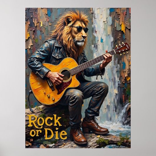 Natuur's Stage: Lion's Jam Poster (Voorkant)