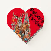 Natuur's Tender: betoverde bosherten en fawn Notitieboek (Achterkant)