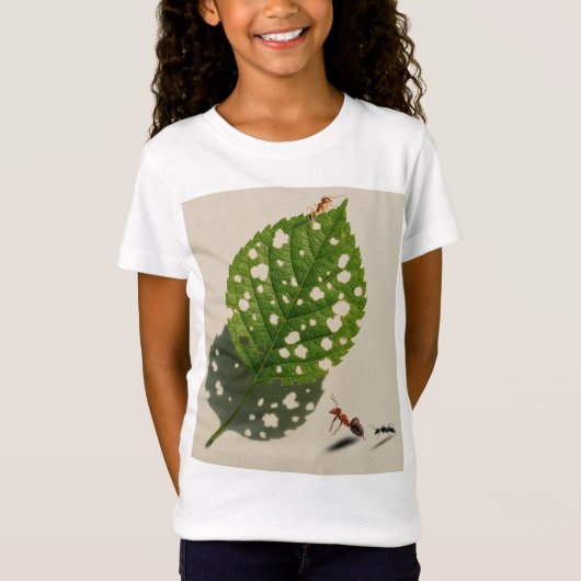 Natuur's Tiny Architects wil hun Bladerige Canvas T-shirt (Voorkant)
