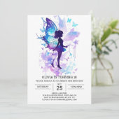 Natuur's Touch Sprookje Verjaardagsmagie Kaart (Staand voorkant)