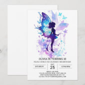 Natuur's Touch Sprookje Verjaardagsmagie Kaart (Voorkant / Achterkant)