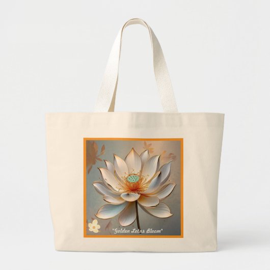 natuur's vredige oase grote tote bag (Voorkant)