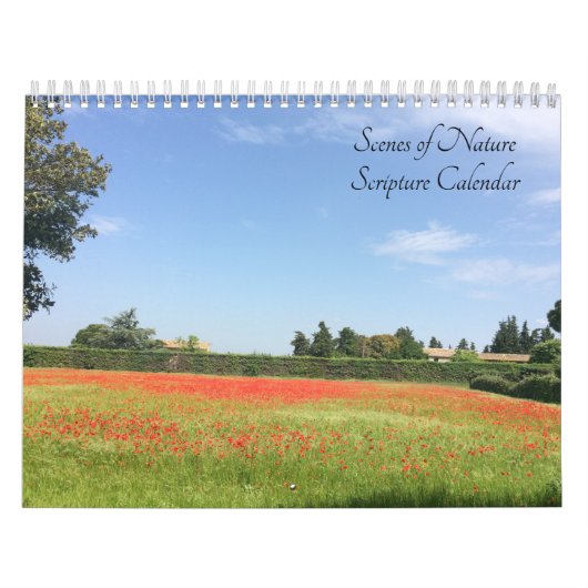 Natuurscènes met Bijbelverzen Kalender (Hoes)
