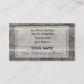Natuursteenstenen minerale baksteenvormer visitekaartje (Achterkant)