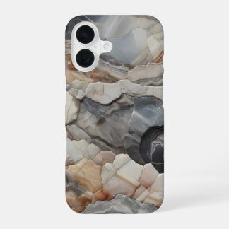 Natuurstenen iPhone Hoesje Slank iPhone 16 Hoesje