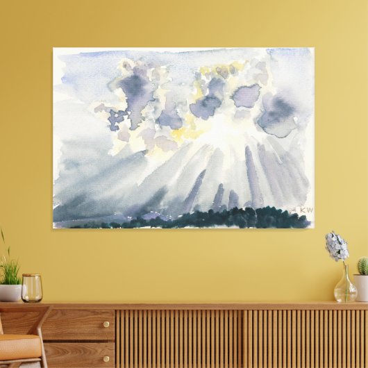 Natuurstudie XXVI Canvas Afdruk (Insitu (Woonkamer))