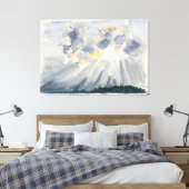 Natuurstudie XXVI Canvas Afdruk (Insitu (Slaapkamer))