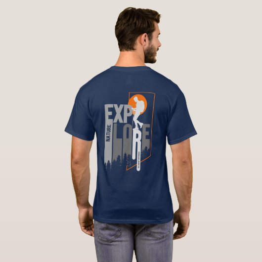 Natuurverkenning (2) | Aldult T-shirt (Achterkant volledig)