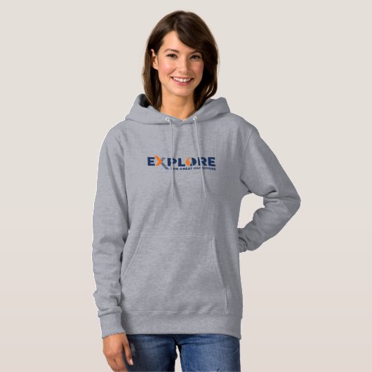 Natuurverkenning | Vrouwen Hoodie (Voorkant volledig)