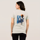 Natuurverkenning | Vrouwen Tri-Blend Shirt (Achterkant volledig)