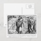 Natuurwetenschappen in aanwezigheid van briefkaart (Voorkant / Achterkant)