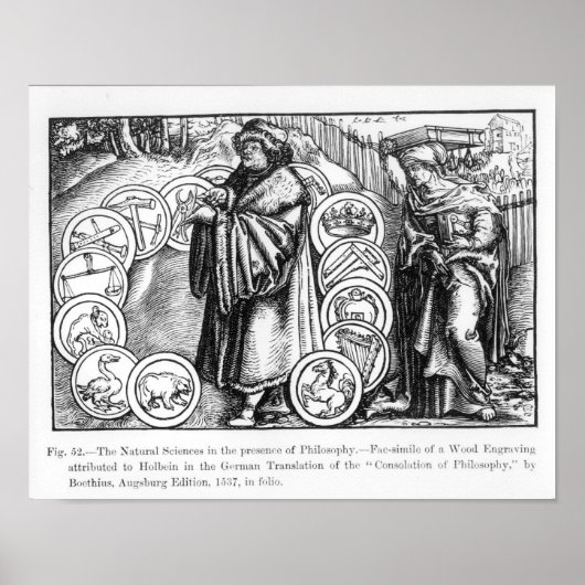 Natuurwetenschappen in aanwezigheid van poster (Voorkant)