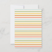 Natuurwonder dankjewellkaart briefpapier bedankkaart (Achterkant)