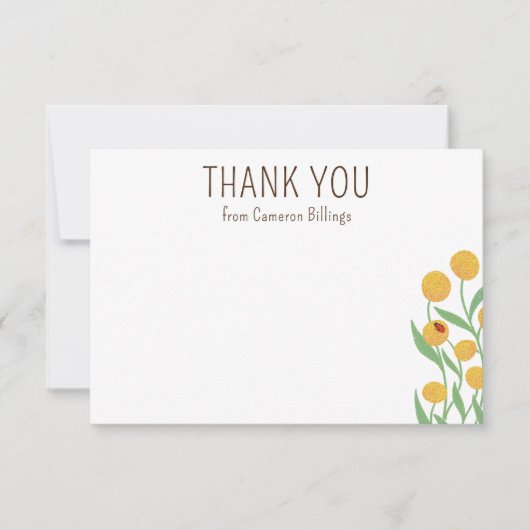 Natuurwonder Dankjewkaart Landschap Briefpapier Bedankkaart (Voorkant)