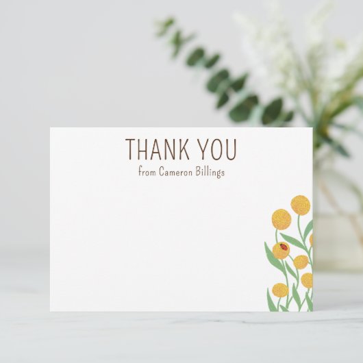 Natuurwonder Dankjewkaart Landschap Briefpapier Bedankkaart (Staand voorkant)