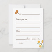 Natuurwonderkinderen Dankbrief invullen Bedankkaart (Voorkant)