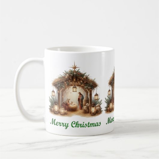 Natvity Coffee Mok (Links)