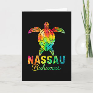 Nau Hamas Tie Dye Zeeschildpad Hamas Strandvakanti Kaart