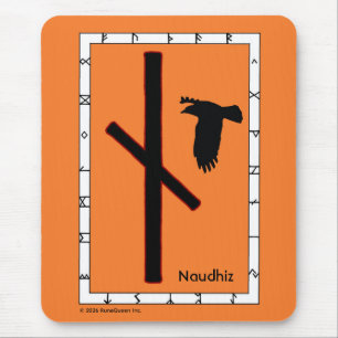 Naudhiz - Rune van Overwinning Muismat