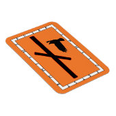 Naudhiz Viking Rune Magnet - Overwinnen! Magneet (Rechterzijde)