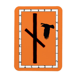 Naudhiz Viking Rune Magnet - Overwinnen! Magneet