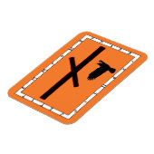 Naudhiz Viking Rune Magnet - Overwinnen! Magneet (Linkerzijde)