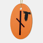 Naudhiz Viking Rune Yule Ornament - Overwinnen! (Links)