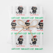 Naught List Herhaal overtreder Gift Wrap Inpakpapier Vel (In situ)