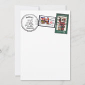 Naught of nice Santas Letter Noordpool Kaart (Achterkant)