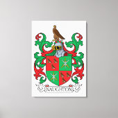 Naughton Family Crest Canvas Afdruk (Voorkant)