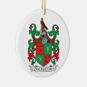 Naughton Family Crest Keramisch Ornament (Rechts)