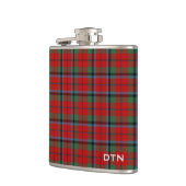 Naughton Tartan Monogram Rood Plaid Heupfles (Links)