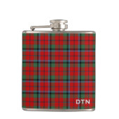 Naughton Tartan Monogram Rood Plaid Heupfles (Voorkant)