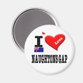 NAUGHTONS GAP - I Love Magneet (Voorkant / Achterkant)