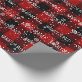 NAUGHTS OF NICE-tekst op spellen Cadeaupapier (Hoek)