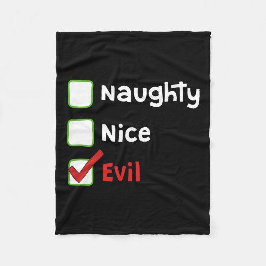 Naughty6 Fleece Deken (Voorkant)