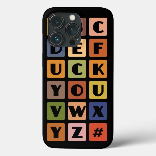 Naughty Alphabets Blackberry Bold hoesje (Achterkant)