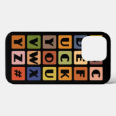 Naughty Alphabets Blackberry Bold hoesje (Achterkant (horizontaal))