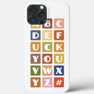 Naughty Alphabets iPhone 4 case-mate Case