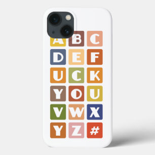 Naughty Alphabets iPhone case-mate Case