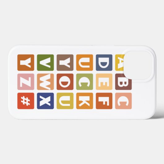 Naughty Alphabets iPhone case-mate Case (Achterkant (horizontaal))