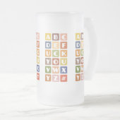 Naughty Alphabets mok - kies stijl & kleur (Voorkant rechts)