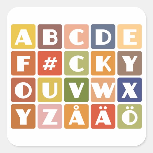 Naughty Alphabets stickers (Voorkant)