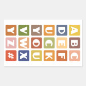 Naughty Alphabets stickers (Voorkant)