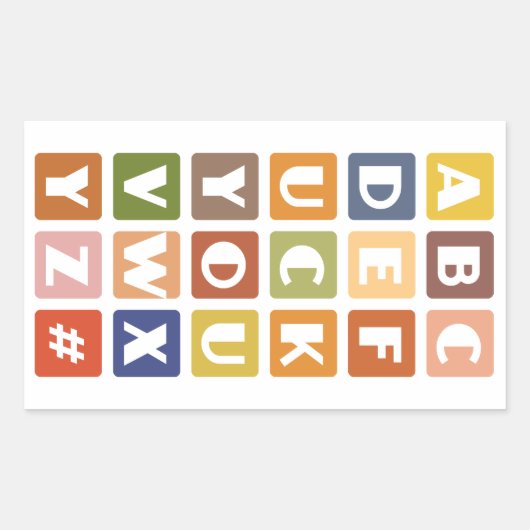 Naughty Alphabets stickers (Voorkant)